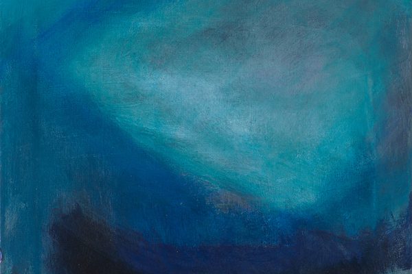 Brouillard, 2016, acrylique sur toile, 63 X 52.5 cm
Collection Vincent et moi, CIUSSS de la Capitale-Nationale